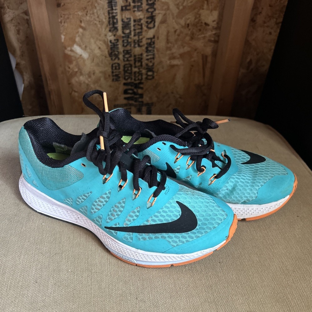 Nike Air Zoom Elite 7 Running Shoes Sneakers Womens Sz‎ 6 Teal